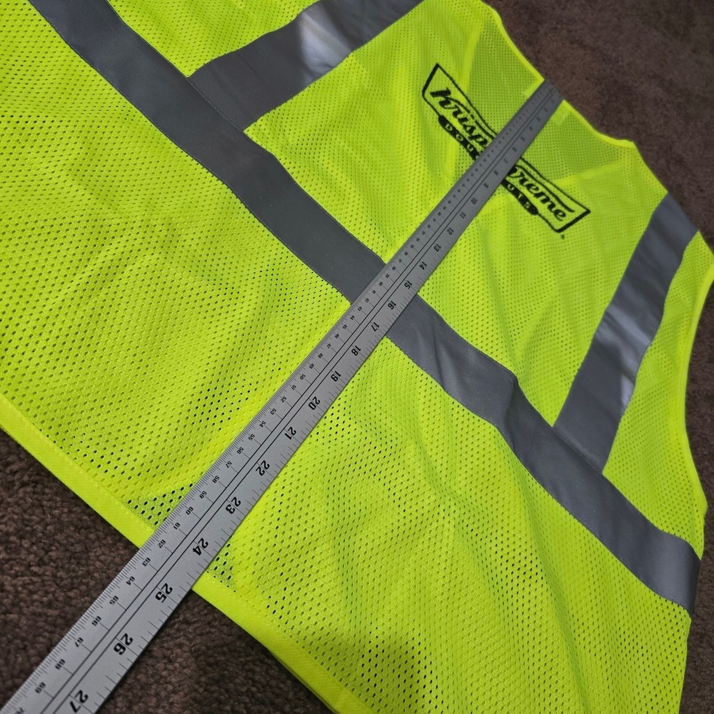 Krispy Kreme Safety Vest Neon Yellow Reflective Mesh CSV101 L/XL Cornerstone - Picture 5 of 5